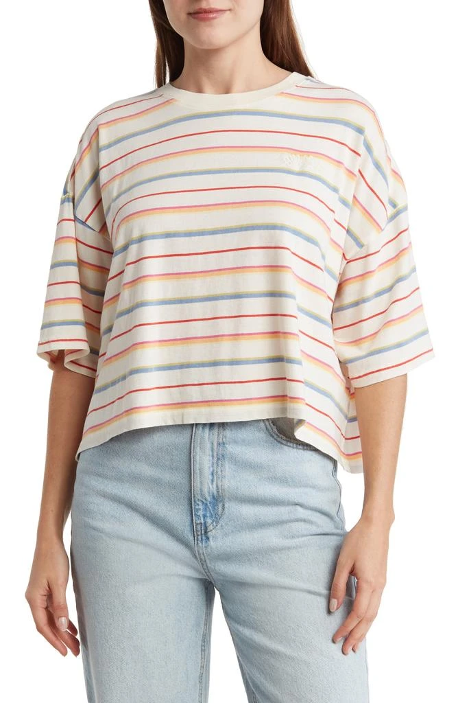 商品Billabong|Feeling Free Stripe Cotton T-Shirt,价格¥152,第1张图片详细描述