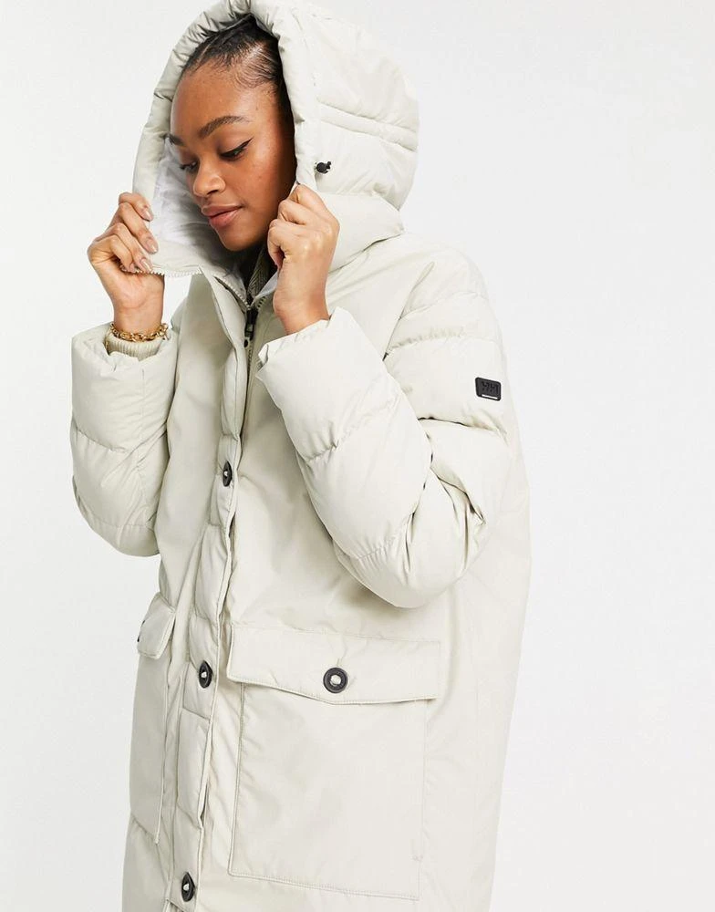 商品Helly Hansen|Helly Hansen arya parka jacket in beige,价格¥982,第4张图片详细描述