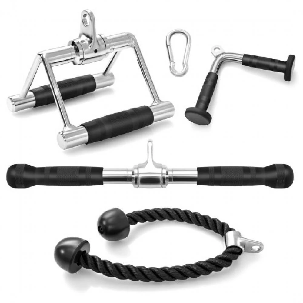 商品Hivvago|4-Piece Cable Machine Attachment Set for Home Gym,价格¥442,第2张图片详细描述