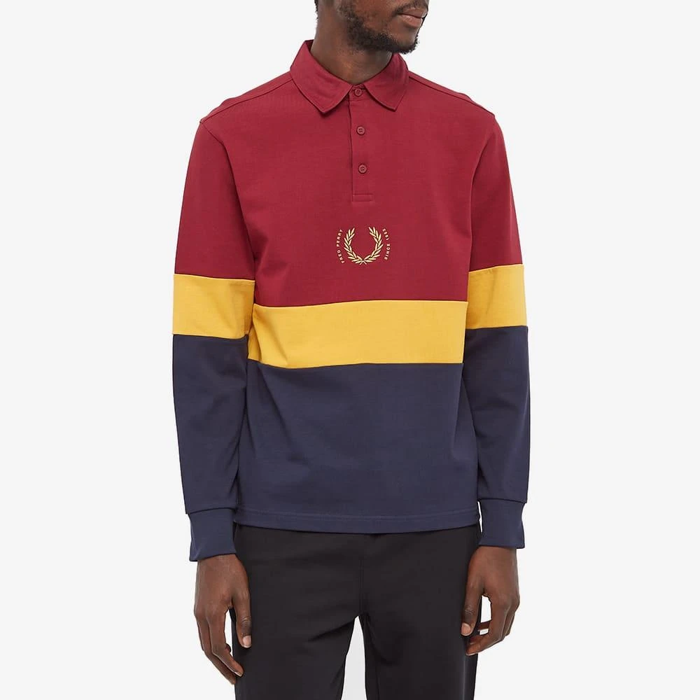 商品Fred Perry|Fred Perry Long Sleeve Rubgy Shirt,价格¥543,第2张图片详细描述