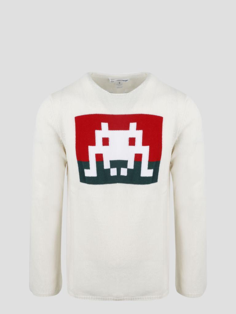 商品Comme des Garcons|Comme des Garçons Shirt Space Invaders Sweater,价格¥2848,第1张图片