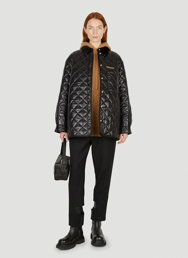 商品Burberry|Quilted Jacket in Black,价格¥17935,第2张图片详细描述