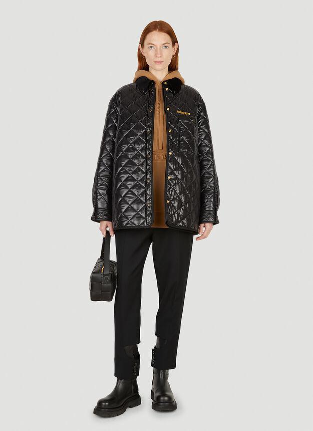 商品Burberry|Quilted Jacket in Black,价格¥15731,第4张图片详细描述