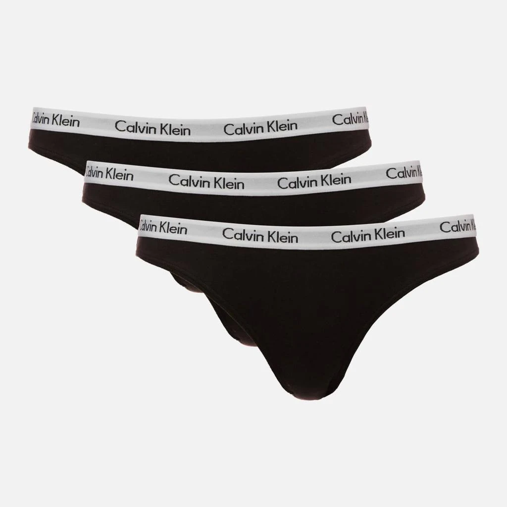 商品Calvin Klein|Calvin Klein Women's 3 Pack Bikini Briefs - Black,价格¥200,第1张图片