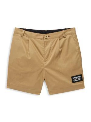 商品Burberry|Little Boy's & Boy’s Logo Patch Shorts,价格¥900,第1张图片