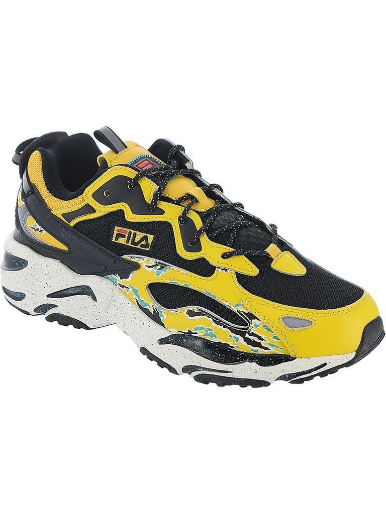 商品Fila|Ray Tracer Apex Mens Leather Workout Running Shoes,价格¥326,第1张图片