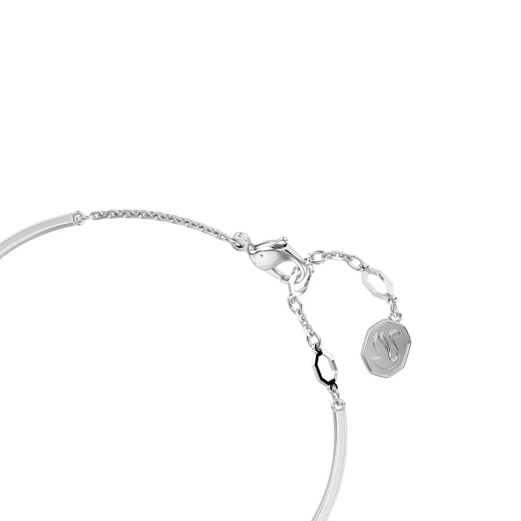 商品Swarovski|Hyperbola bangle heart white rhodium plated,价格¥945,第3张图片详细描述