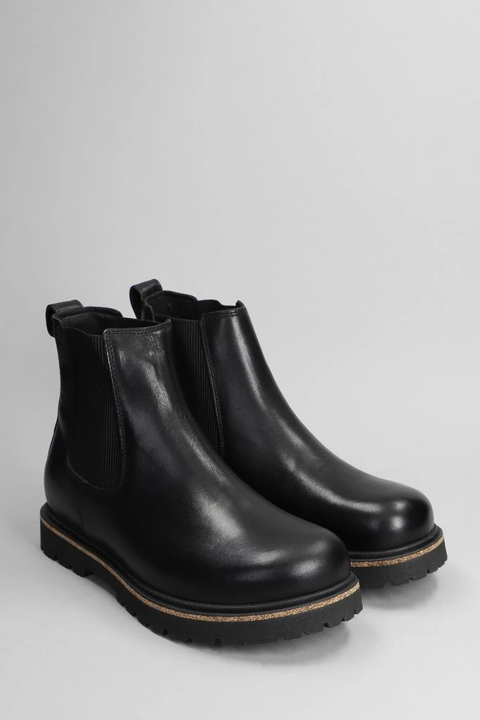 商品Birkenstock|Highwood Combat Boots In Black Leather,价格¥1685,第2张图片详细描述