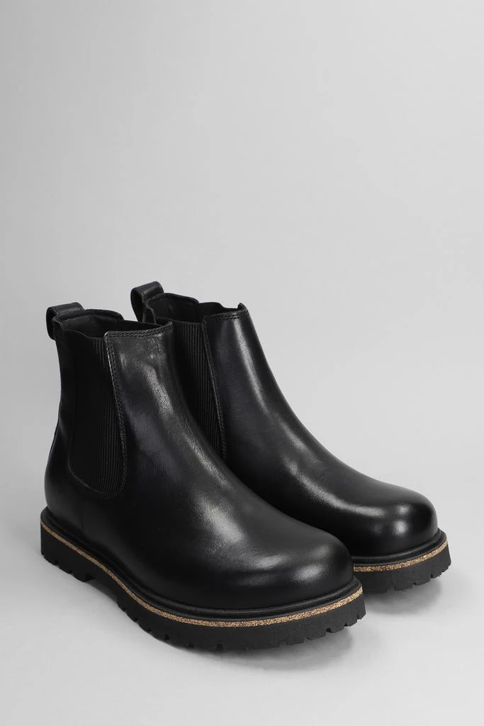 商品Birkenstock|Highwood Combat Boots In Black Leather,价格¥1364,第2张图片详细描述