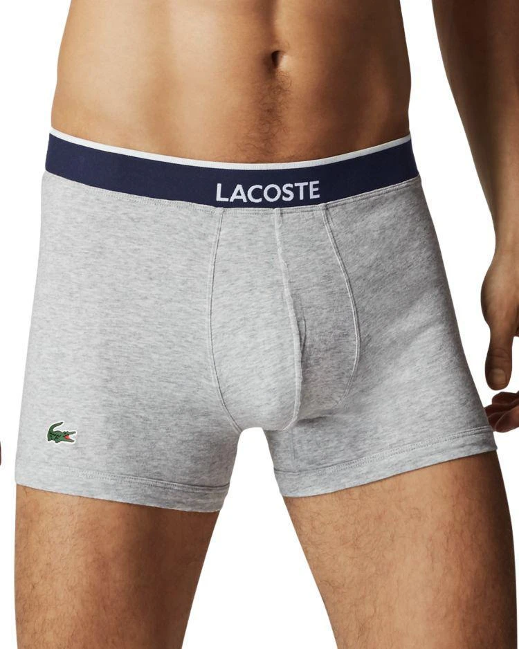 商品Lacoste|Stretch Cotton Trunks - Pack of 3,价格¥191,第2张图片详细描述