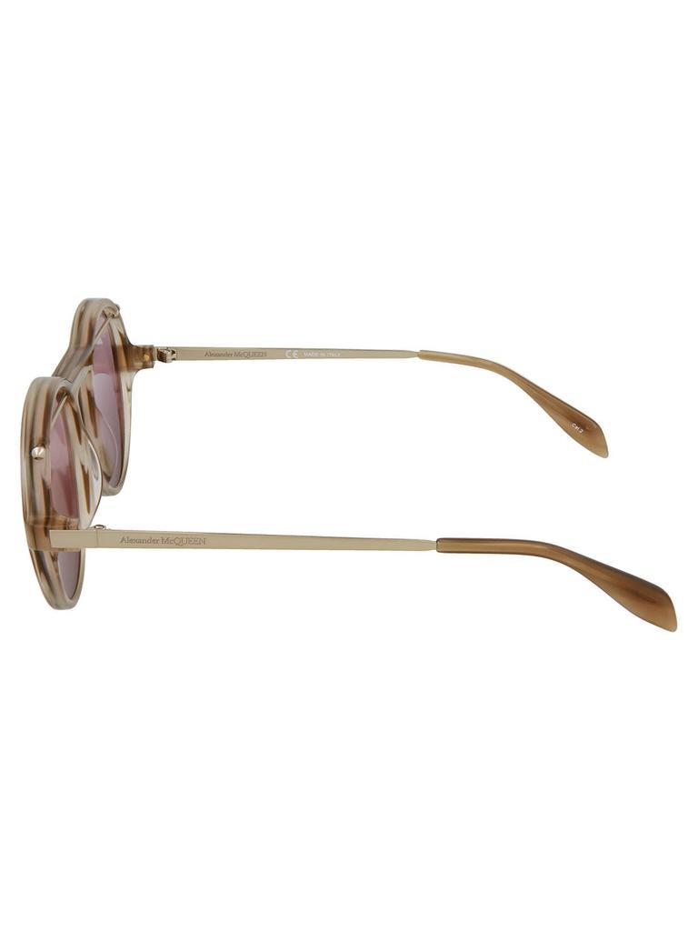商品Alexander McQueen|Oval Fashion Sunglasses,价格¥996,第5张图片详细描述