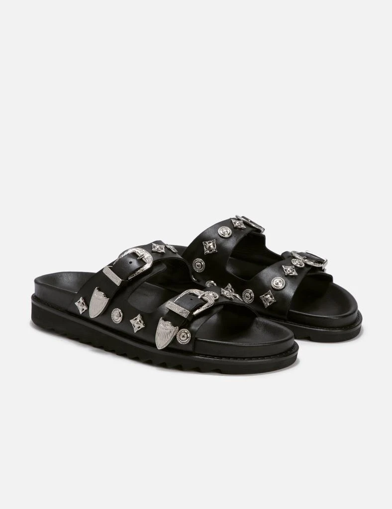 商品Toga Virilis|Studded Leather Slides,价格¥2321,第4张图片详细描述