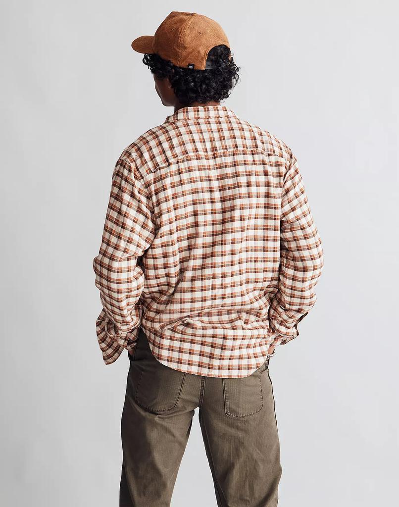 商品Madewell|Double-Weave Perfect Long-Sleeve Shirt,价格¥530,第5张图片详细描述