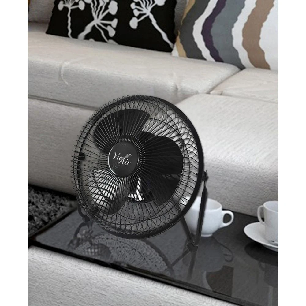 商品VieAir|Vie Air 8" High Velocity Metal Desk and Floor Fan,价格¥314,第5张图片详细描述