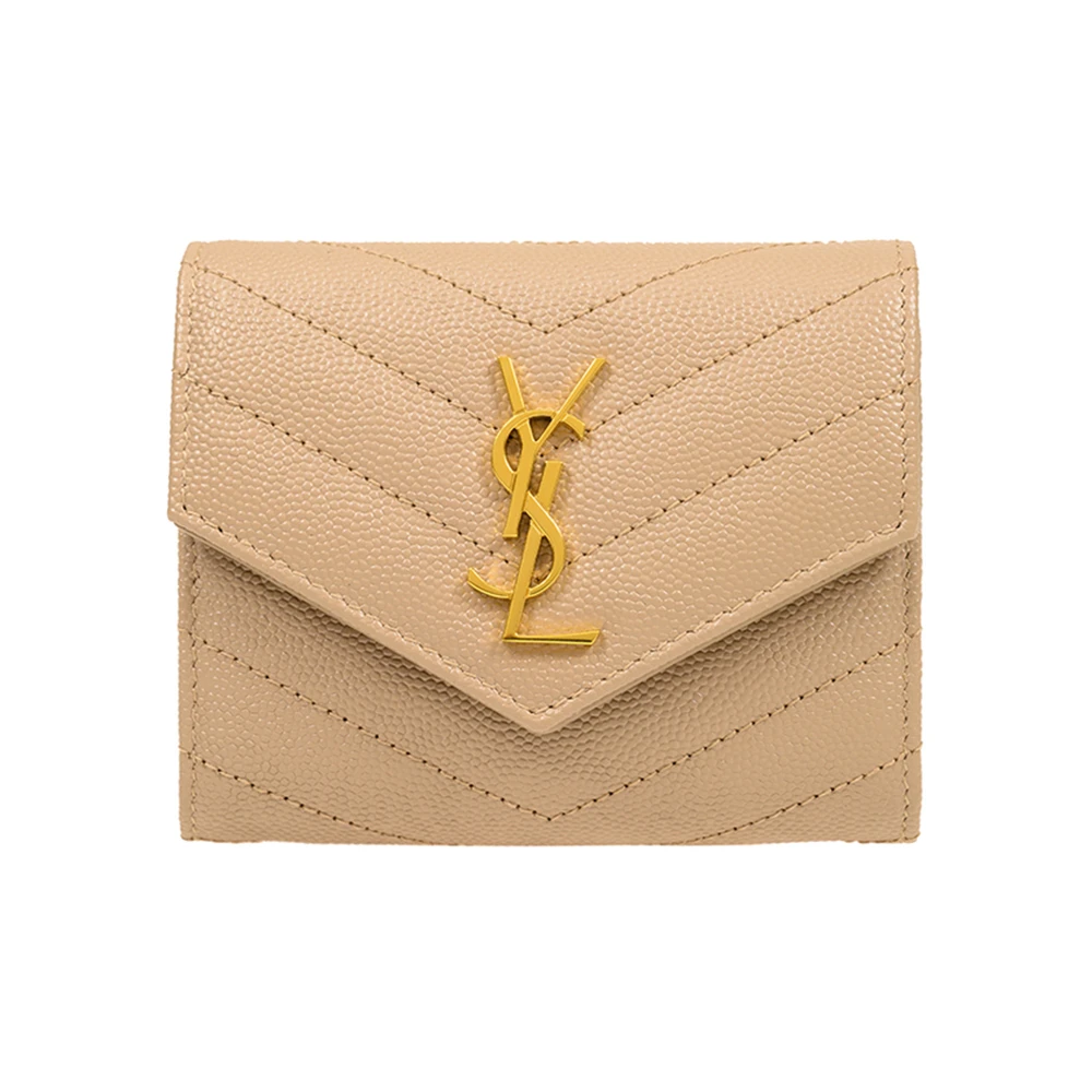 商品[国内直发] Yves Saint Laurent|YSL 杏色女士卡夹 692061-BOW01-2721,价格¥6359,第1张图片