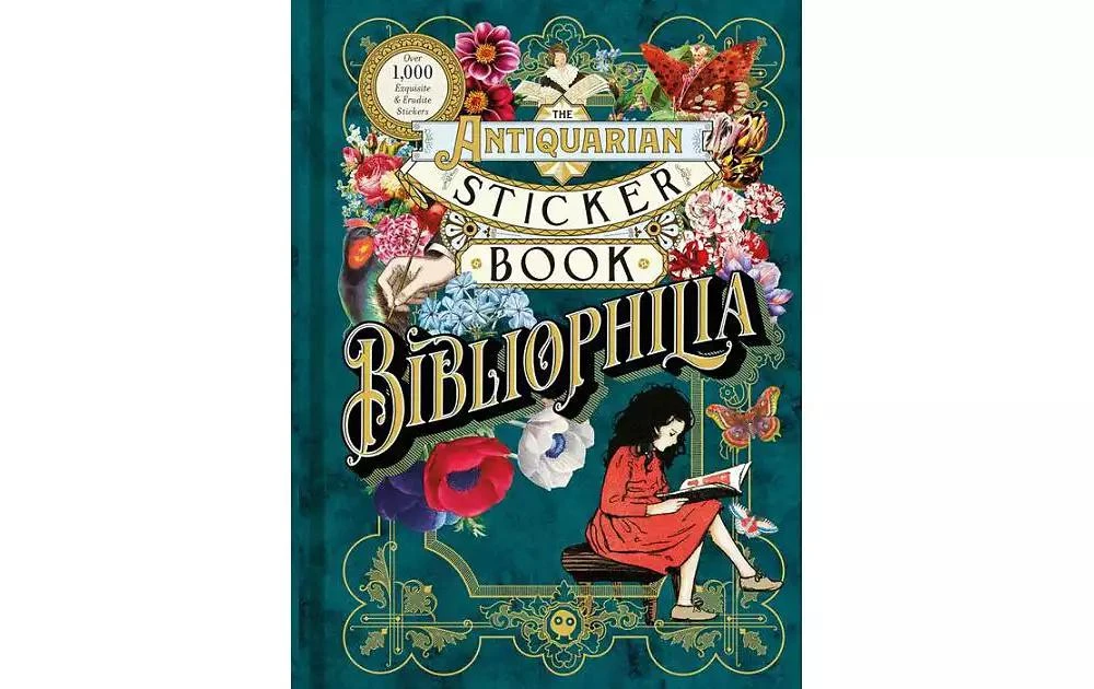 商品Barnes & Noble|The Antiquarian Sticker Book - Bibliophilia by Odd Dot,价格¥195,第1张图片