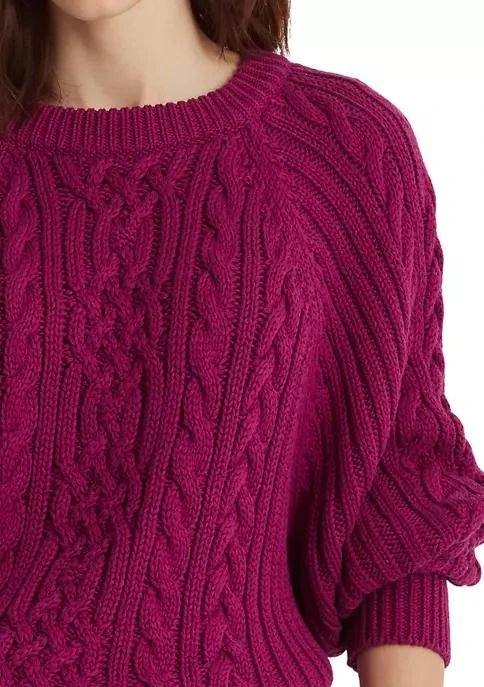 商品Ralph Lauren|Ralph Lauren Cable Knit Dolman Sleeve Sweater,价格¥327,第3张图片详细描述