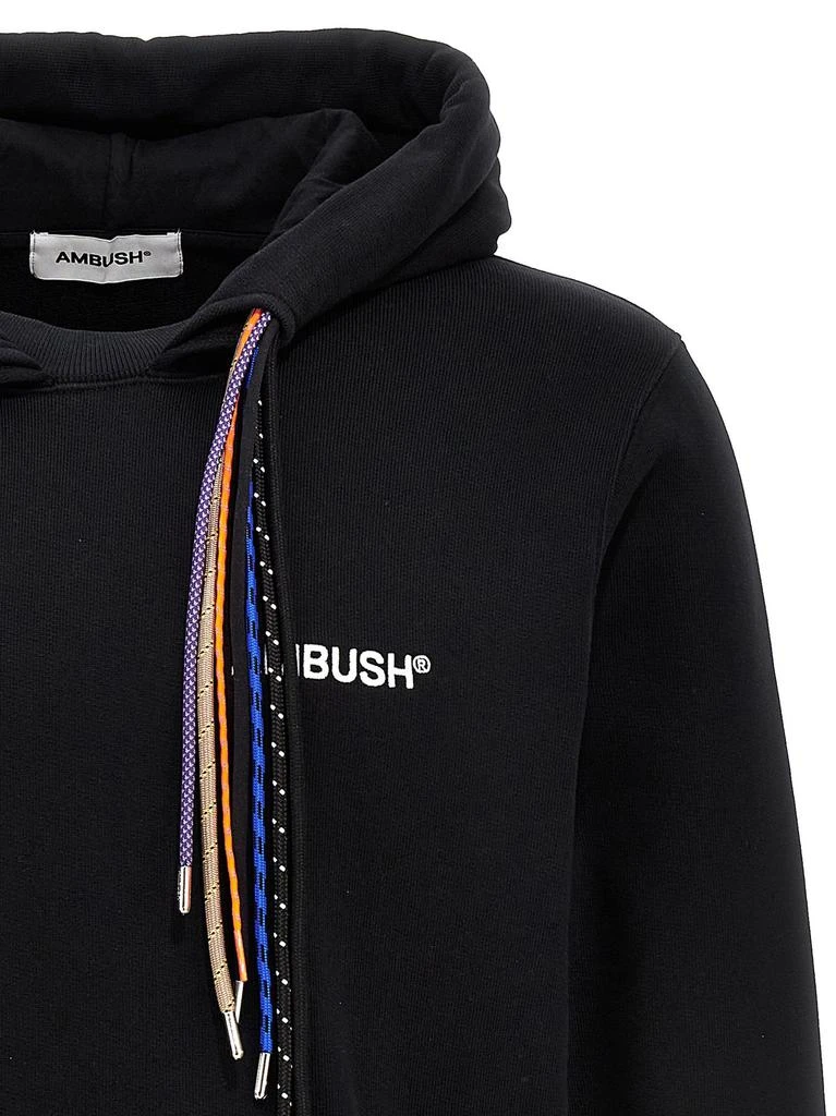 商品Ambush|Ambush Logo Printed Drawstring Hoodie,价格¥2421,第3张图片详细描述