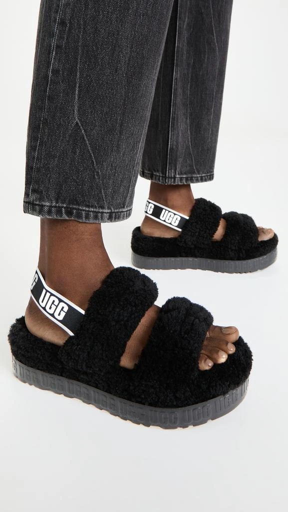 商品UGG|UGG Oh Fluffita 凉拖鞋,价格¥410,第3张图片详细描述