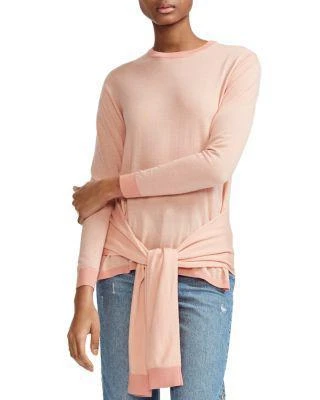 商品Maje|Meryla Tie-Front Wool Sweater,价格¥875,第1张图片