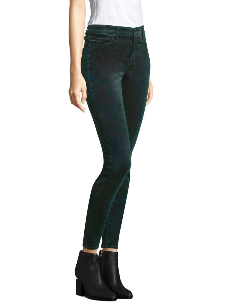 商品J Brand|Moorland Mid-Rise Velvet Pants,价格¥846,第3张图片详细描述
