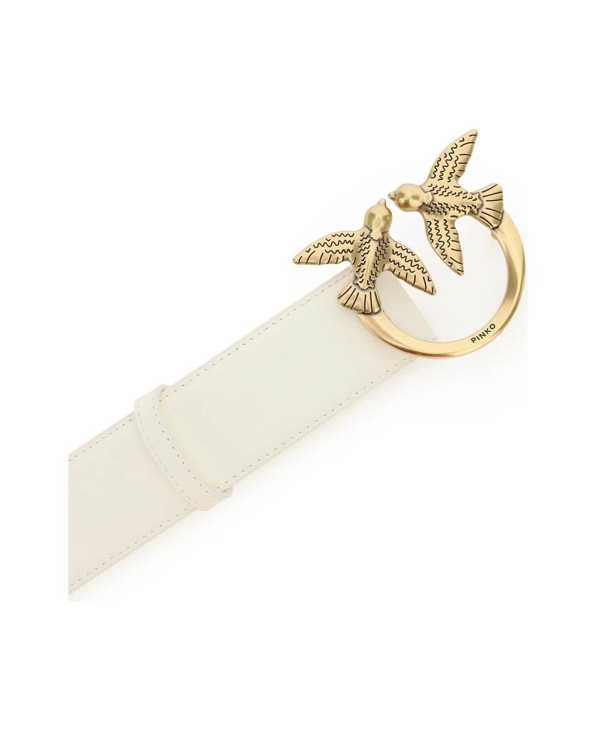 商品PINKO|Love Birds Leather Belt,价格¥779,第3张图片详细描述