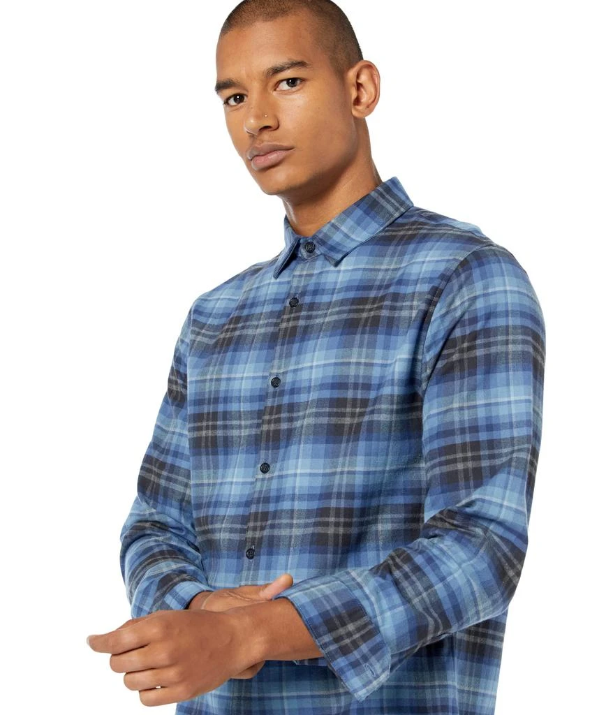 商品Vince|Norden Plaid Long Sleeve,价格¥734,第3张图片详细描述