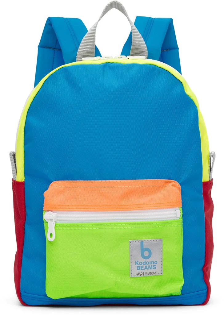 商品Kodomo BEAMS|Kids Multicolor Mini Canvas Backpack,价格¥305,第1张图片