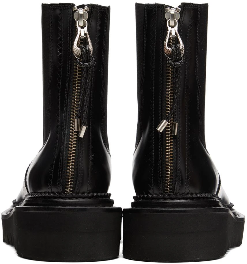 商品Toga Pulla|Black Side Gore Metal Boots,价格¥1527,第2张图片详细描述