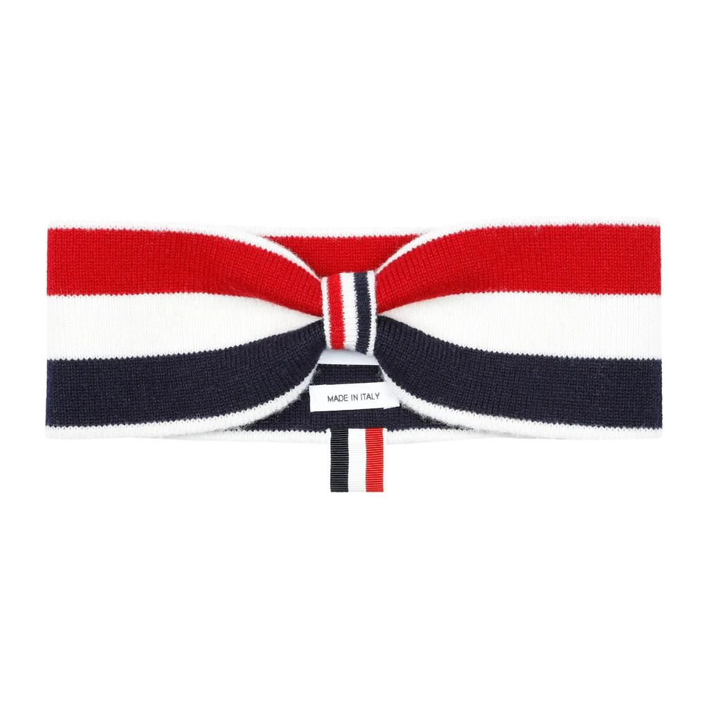 商品Thom Browne|THOM BROWNE  WOOL BOW HEADBAND HAT,价格¥1540,第1张图片