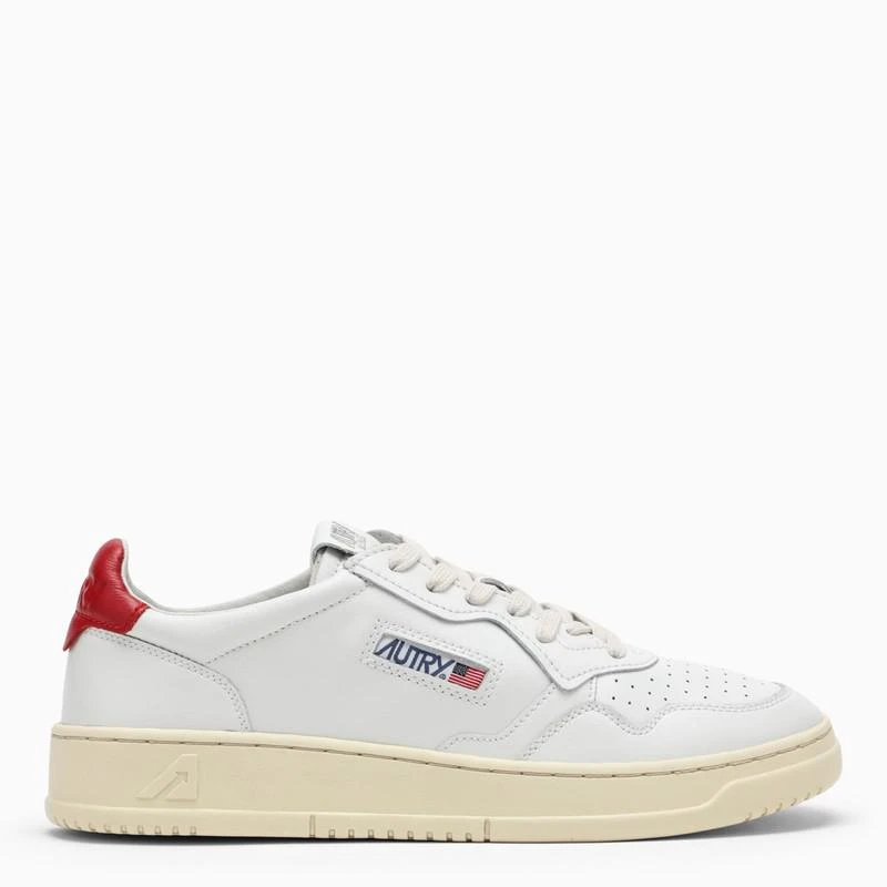 商品Autry|Medalist white/red trainer,价格¥1303,第1张图片