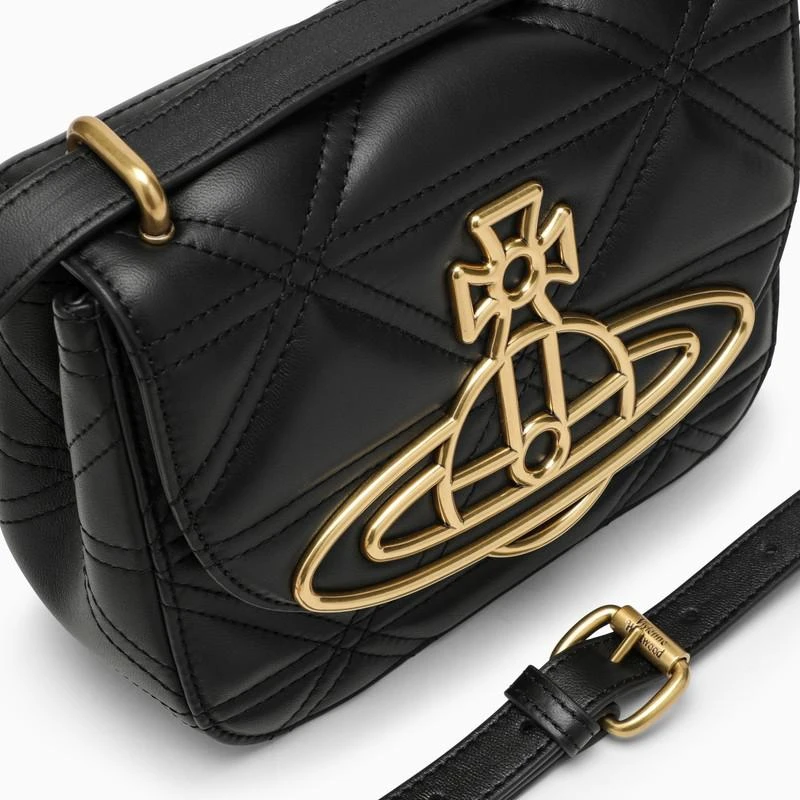 Linda black leather shoulder bag 商品