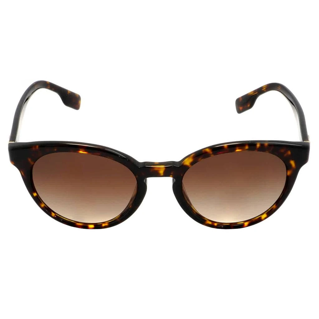 商品Burberry|Brown Gradient Round Ladies Sunglasses BE4326 300213 52,价格¥893,第2张图片详细描述