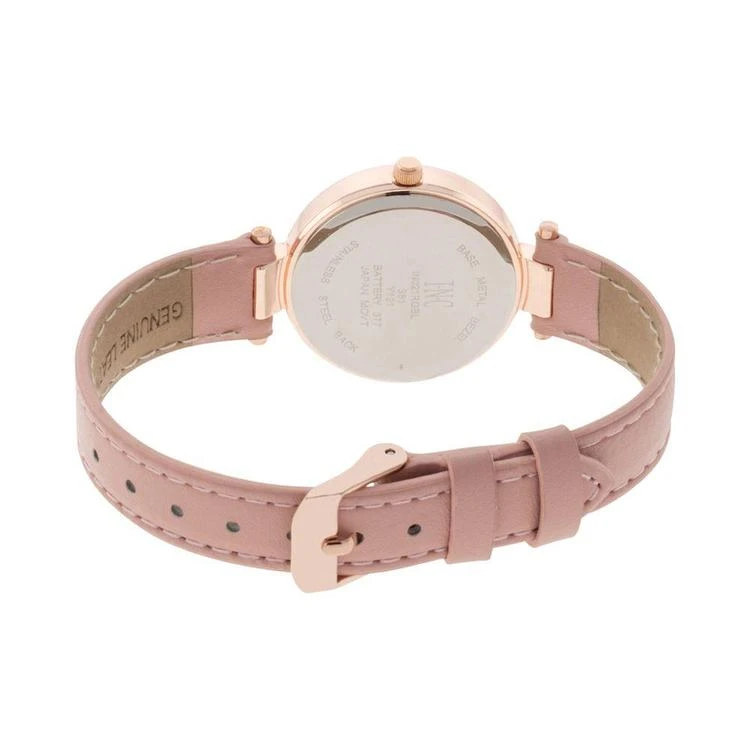 商品INC International|Women's May Blush Leather Strap Watch and Bangle Set 30mm, Created for Macy's,价格¥209,第3张图片详细描述