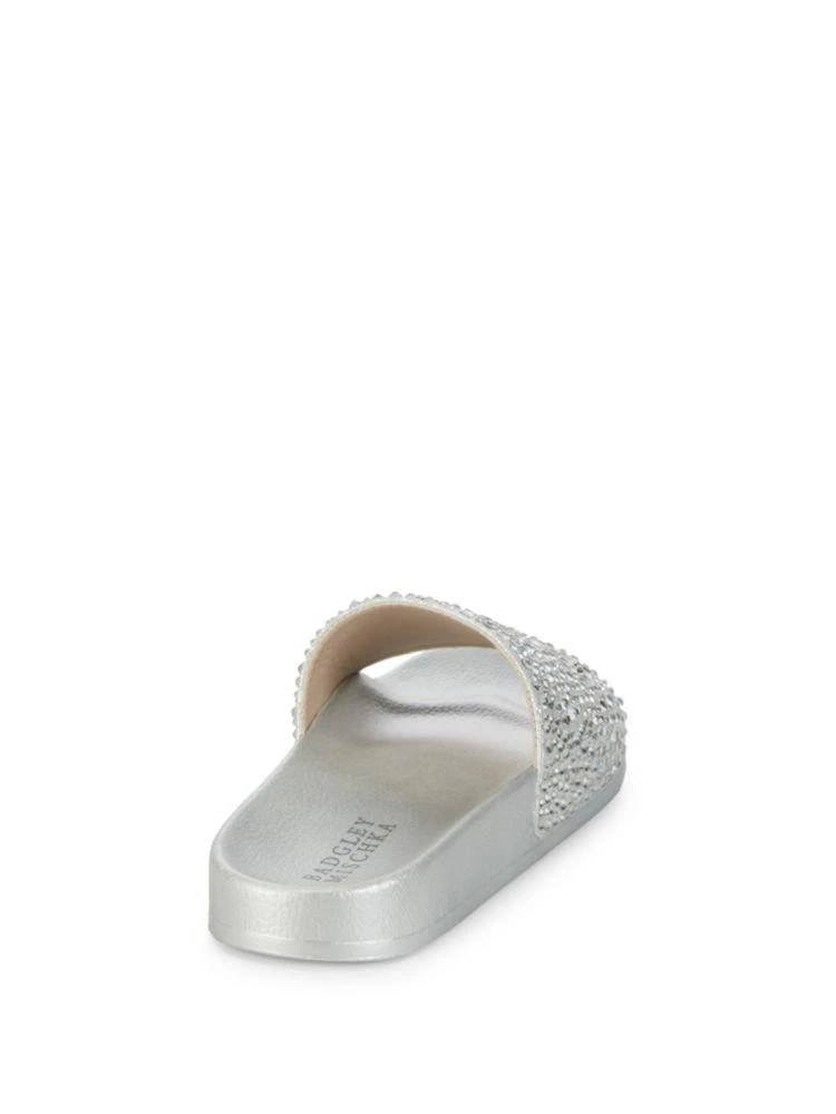 商品Badgley Mischka|Embellished Slides,价格¥276,第2张图片详细描述