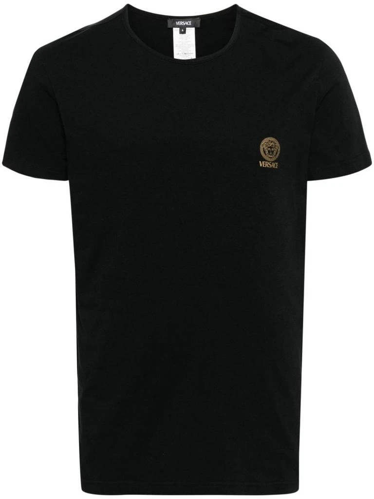 商品Versace|VERSACE Logo organic cotton t-shirt,价格¥1031,第1张图片