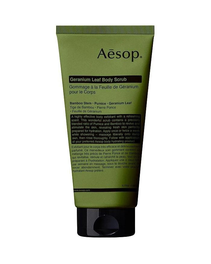 商品Aesop|Geranium Leaf Body Scrub 6.1 oz.,价格¥336,第1张图片