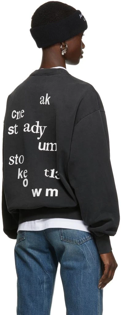 商品Acne Studios|Black Relaxed Sweatshirt,价格¥1814,第3张图片详细描述