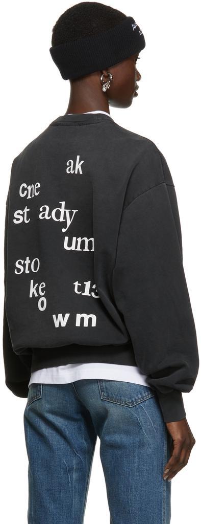 商品Acne Studios|Black Relaxed Sweatshirt,价格¥2582,第5张图片详细描述