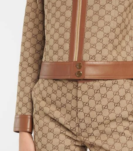 商品Gucci|GG Supreme canvas bomber jacket,价格¥34116,第5张图片详细描述