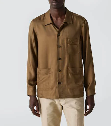 商品Tom Ford|Silk twill overshirt,价格¥12354,第3张图片详细描述