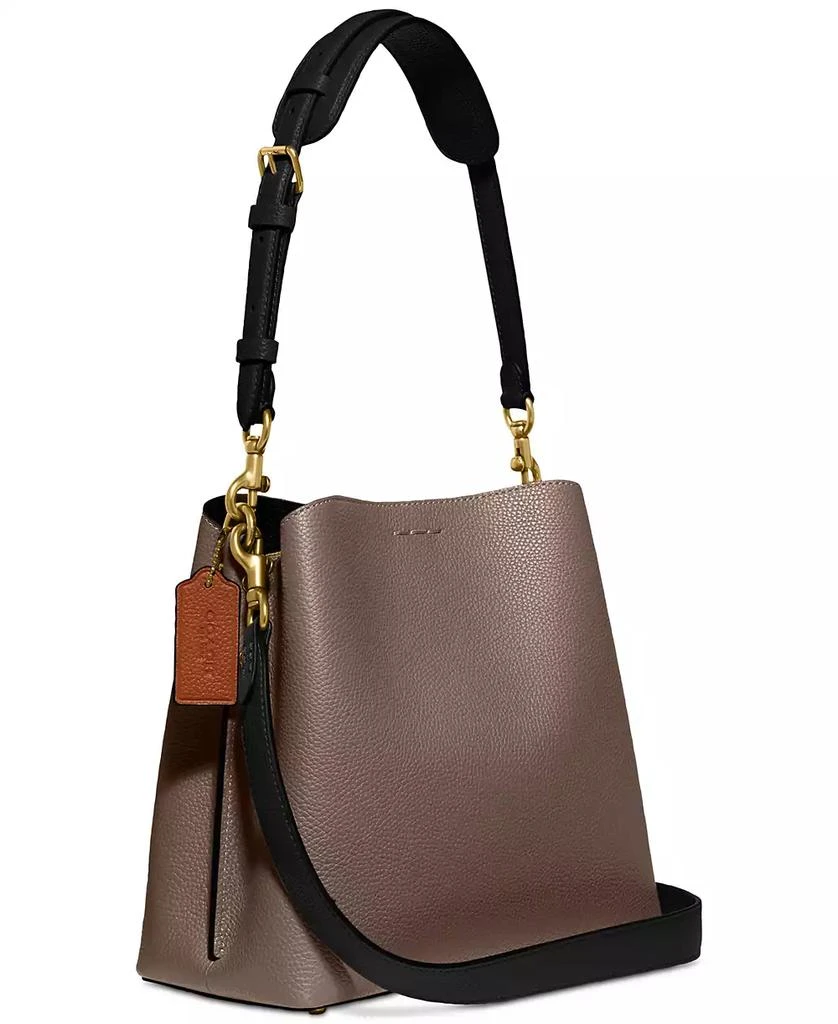 商品Coach|Pebble Leather Willow Bucket Bag with Convertible Straps,价格¥1323,第3张图片详细描述