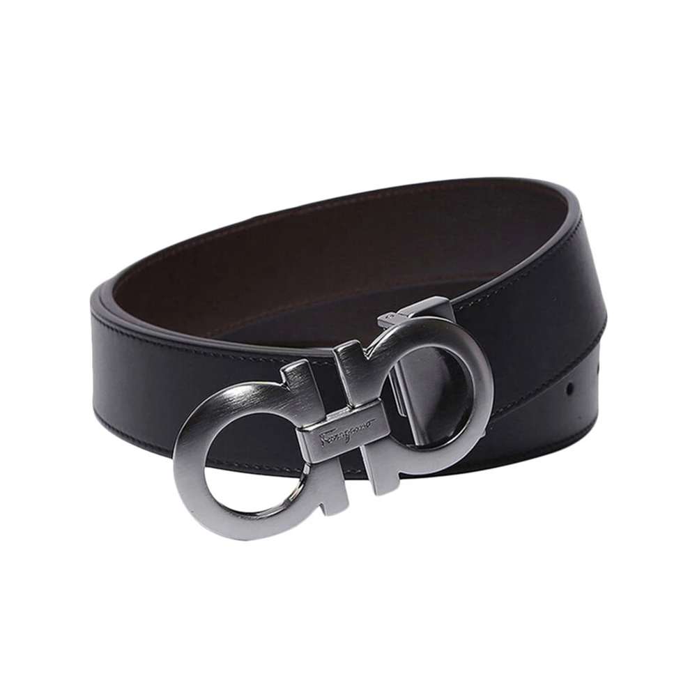 商品Salvatore Ferragamo|SALVATORE FERRAGAMO 黑色男士腰带 67-5542-464231,价格¥2538,第1张图片