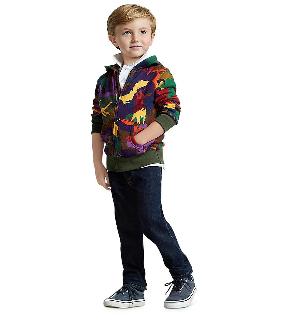 商品Ralph Lauren|Boys' Big Pony Camo Fleece Hoodie - Big Kid,价格¥395,第1张图片详细描述