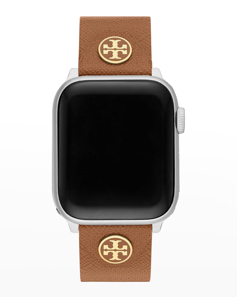 Saffiano Leather Apple Watch Band in Luggage, 38-40mm商品第4张图片规格展示