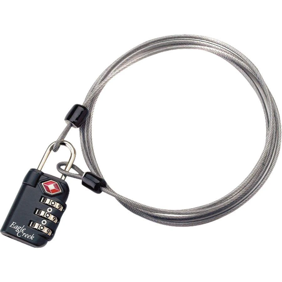 商品Eagle Creek|3-Dial TSA Security Lock & Cable,价格¥99,第1张图片