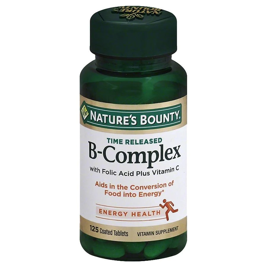 商品Nature's Bounty|B-Complex plus Vitamin C Dietary Supplement Tablets,价格¥167,第1张图片