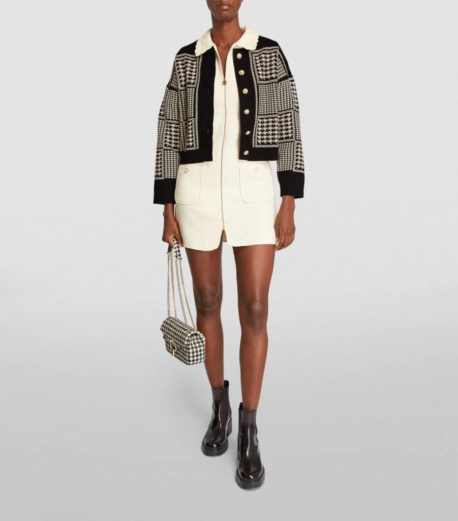 商品Sandro|Houndstooth Cardigan,价格¥2120,第2张图片详细描述