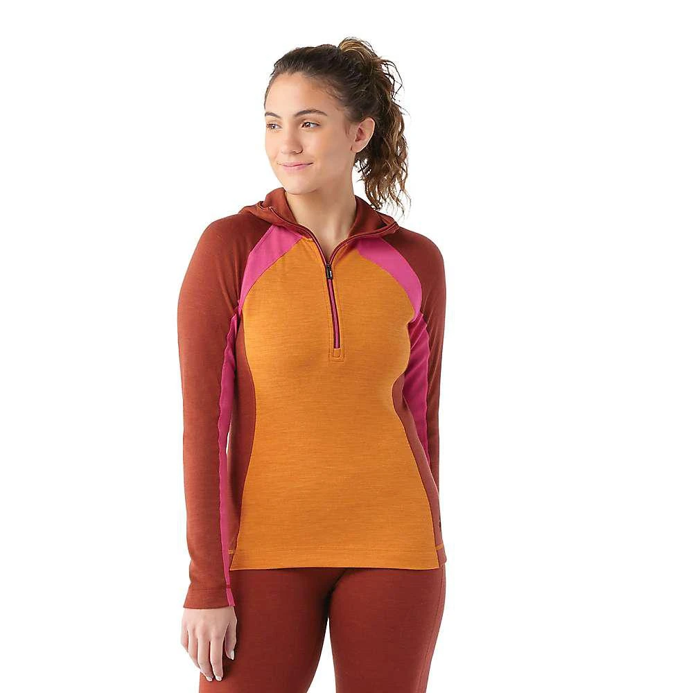 商品SmartWool|Smartwool Women's Classic Thermal Merino 1/2 Zip Base Layer Hoodie,价格¥832,第1张图片