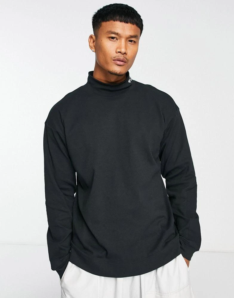 商品Columbia|Columbia Ballistic Ridge high neck heavyweight long sleeve t-shirt in black,价格¥417,第1张图片